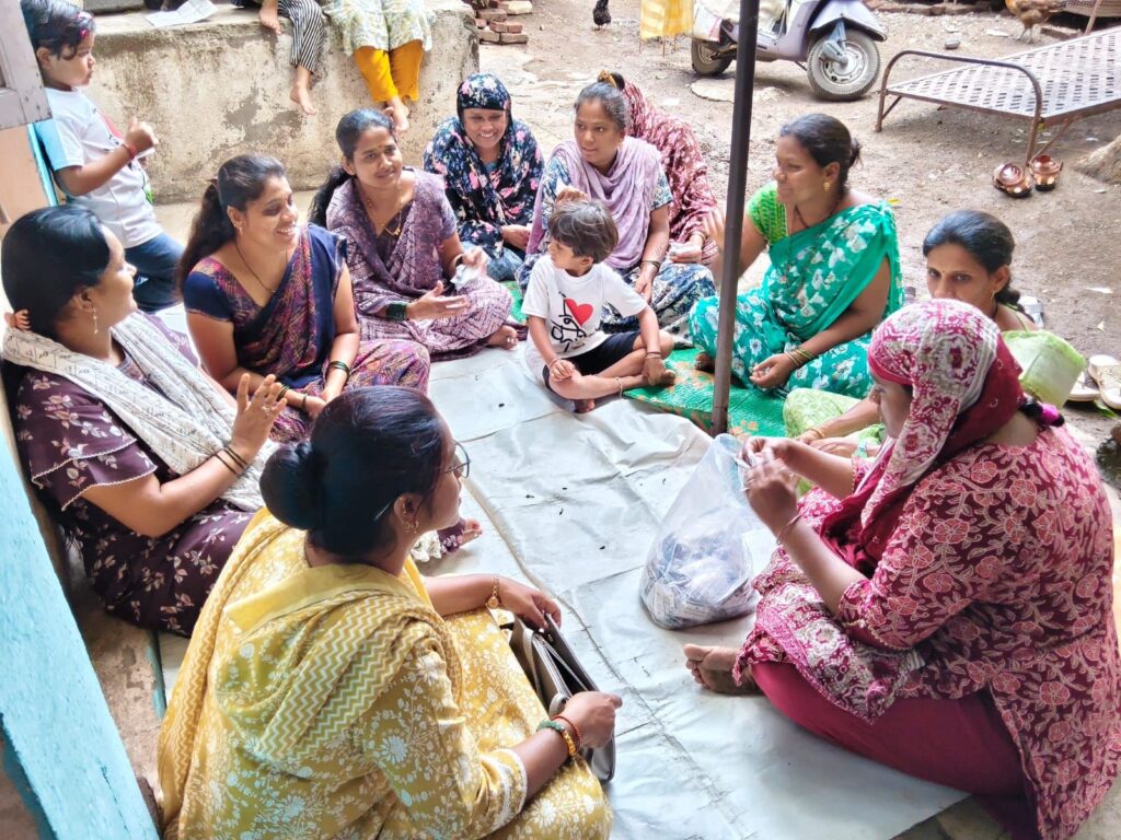 An SHG meeting on the floor