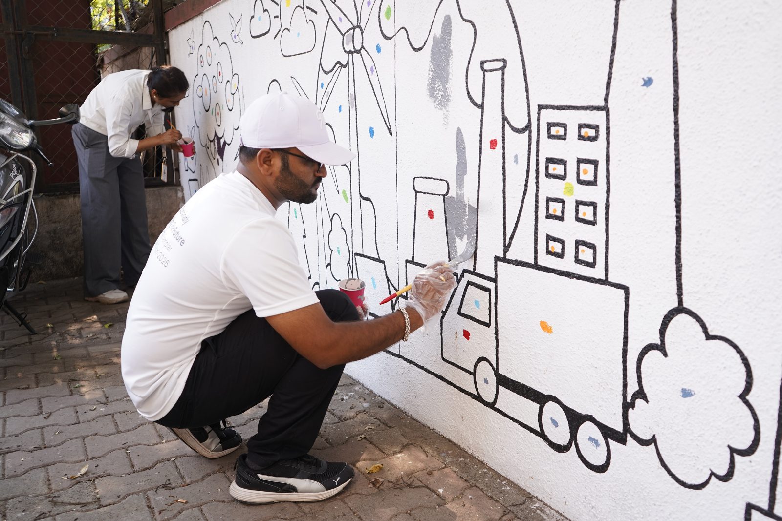 What Corporate Volunteers Did With Their Hands