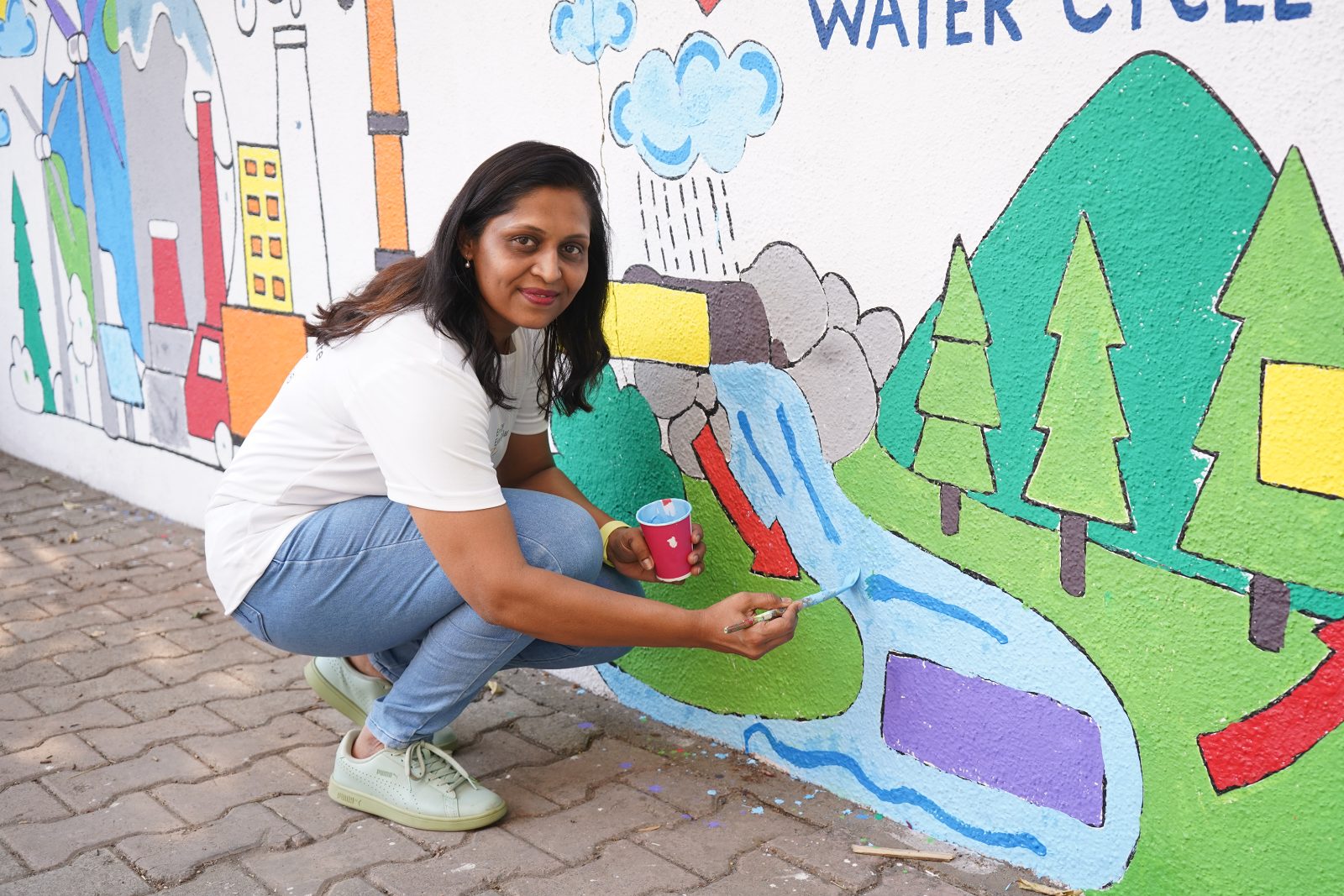 What Corporate Volunteers Did With Their Hands