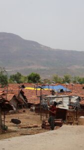 A Katkari hamlet in the Sahyadri hills where Mission URJA works